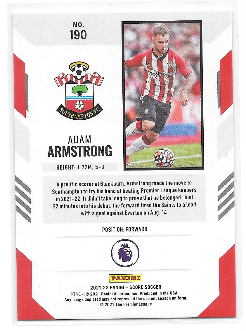 Adam Armstrong (Southampton) Orange Laser /99 RC Panini Score Premier League 21-22