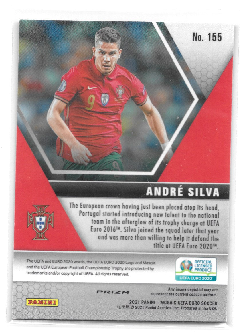 Andre Silva (Portugal) Camo Pink Panini Mosaic UEFA Euro 2020