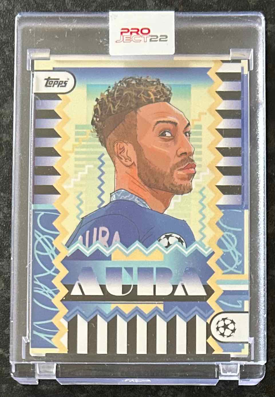 Pierre-Emerick Aubameyang (Chelsea FC) x Dan Leydon Topps Project 2022