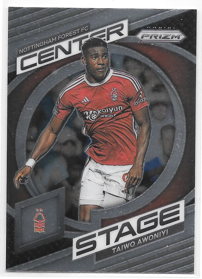 Taiwo Awoniyi (Nottingham Forest) Center Stage Panini Prizm Premier League 23-24