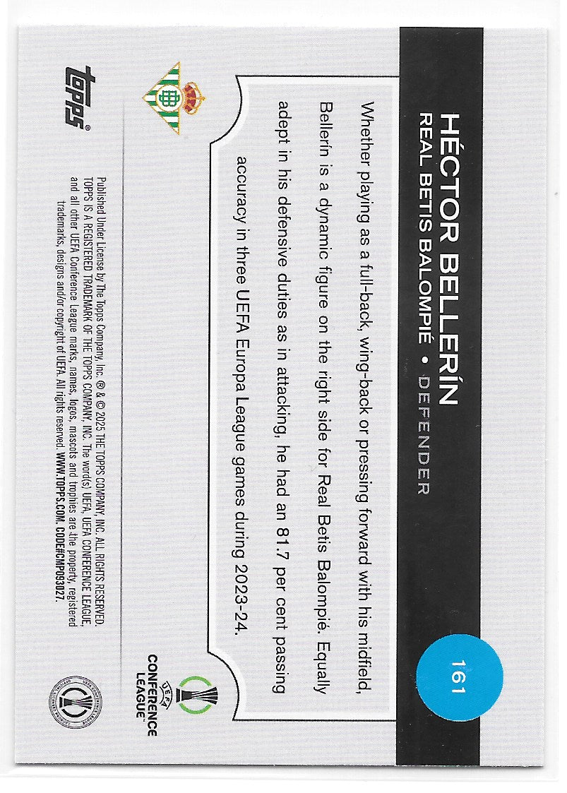 Hector Bellerin (Real Betis) Northern Lights Topps UCC Flagship 24-25