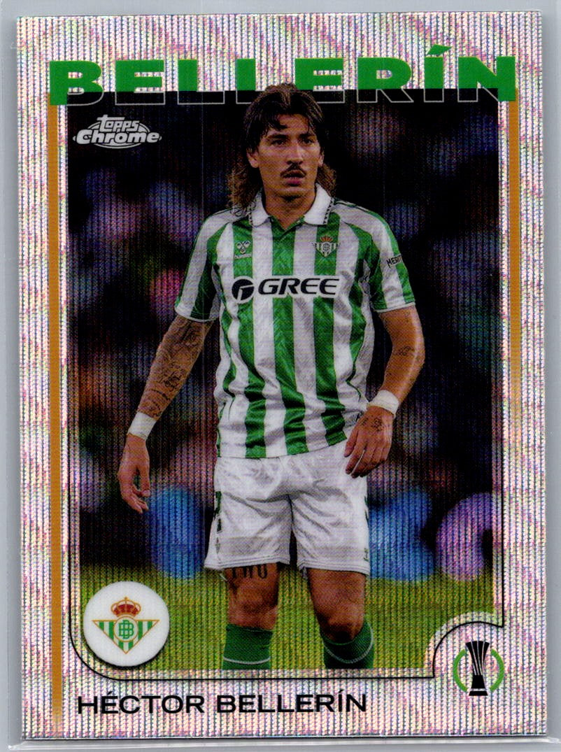 Hector Bellerin (Real Betis) Wave Refractor Topps Chrome UCC 24-25