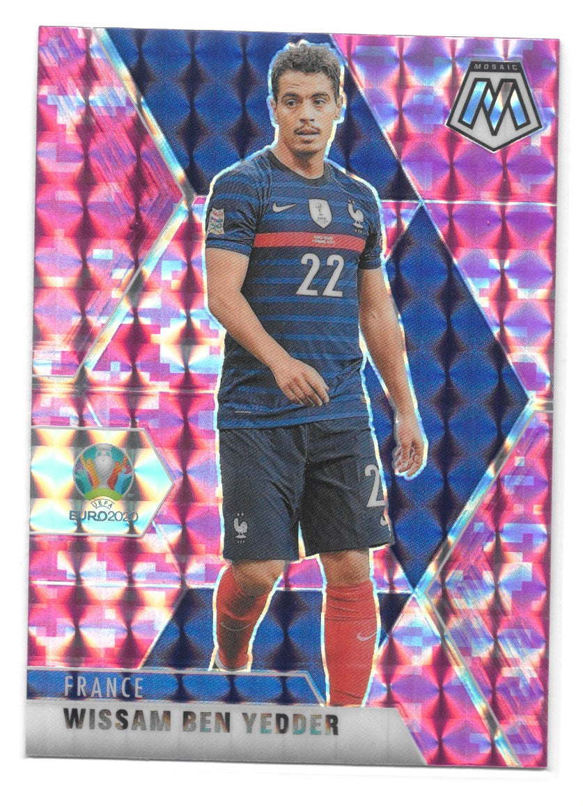 Wissam Ben Yedder (France) Camo Pink Panini Mosaic UEFA Euro 2020
