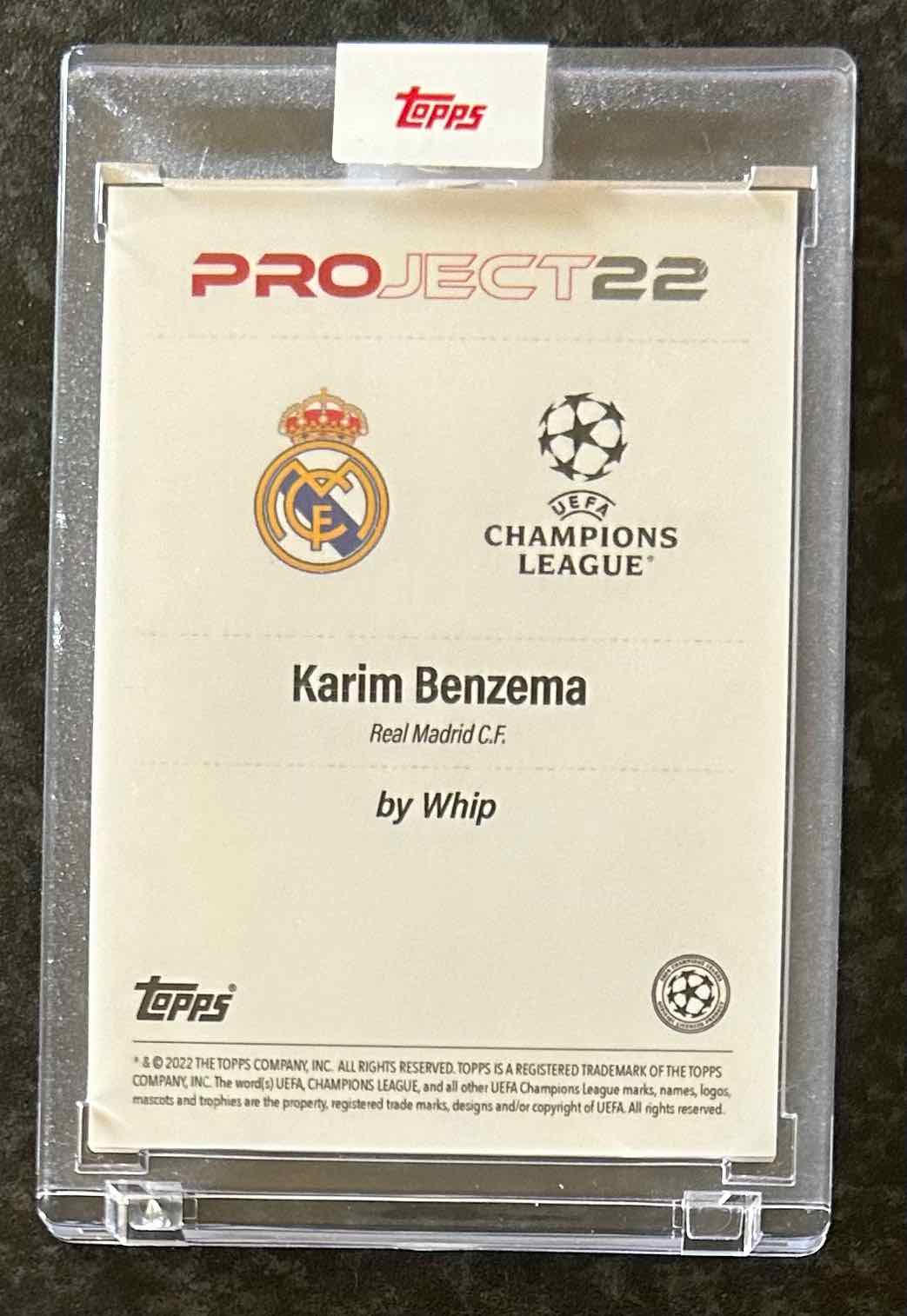 Karim Benzema (Real Madrid CF) x Whip Topps Project 22