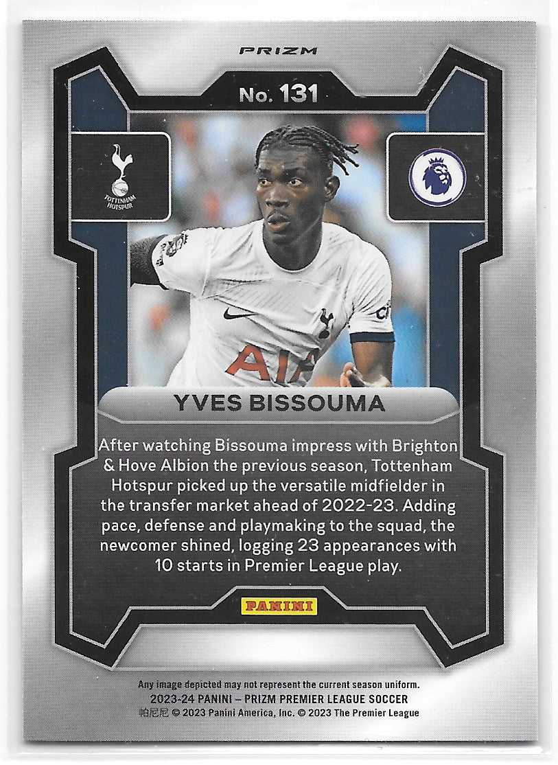 Yves Bissouma (Tottenham Hotspur) Red White & Blue Panini Prizm Premier League 23-24