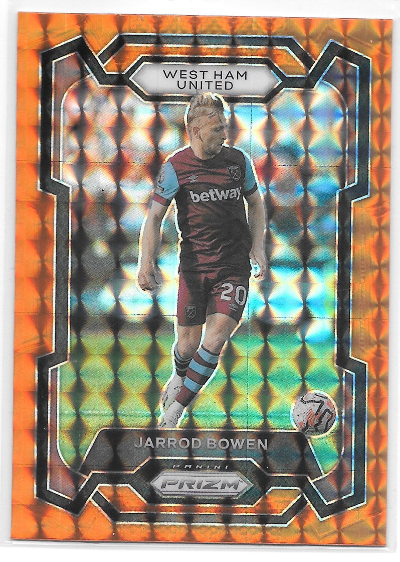 Jarrod Bowen (West Ham United) Orange Mosaic Panini Prizm Premier League 23-24