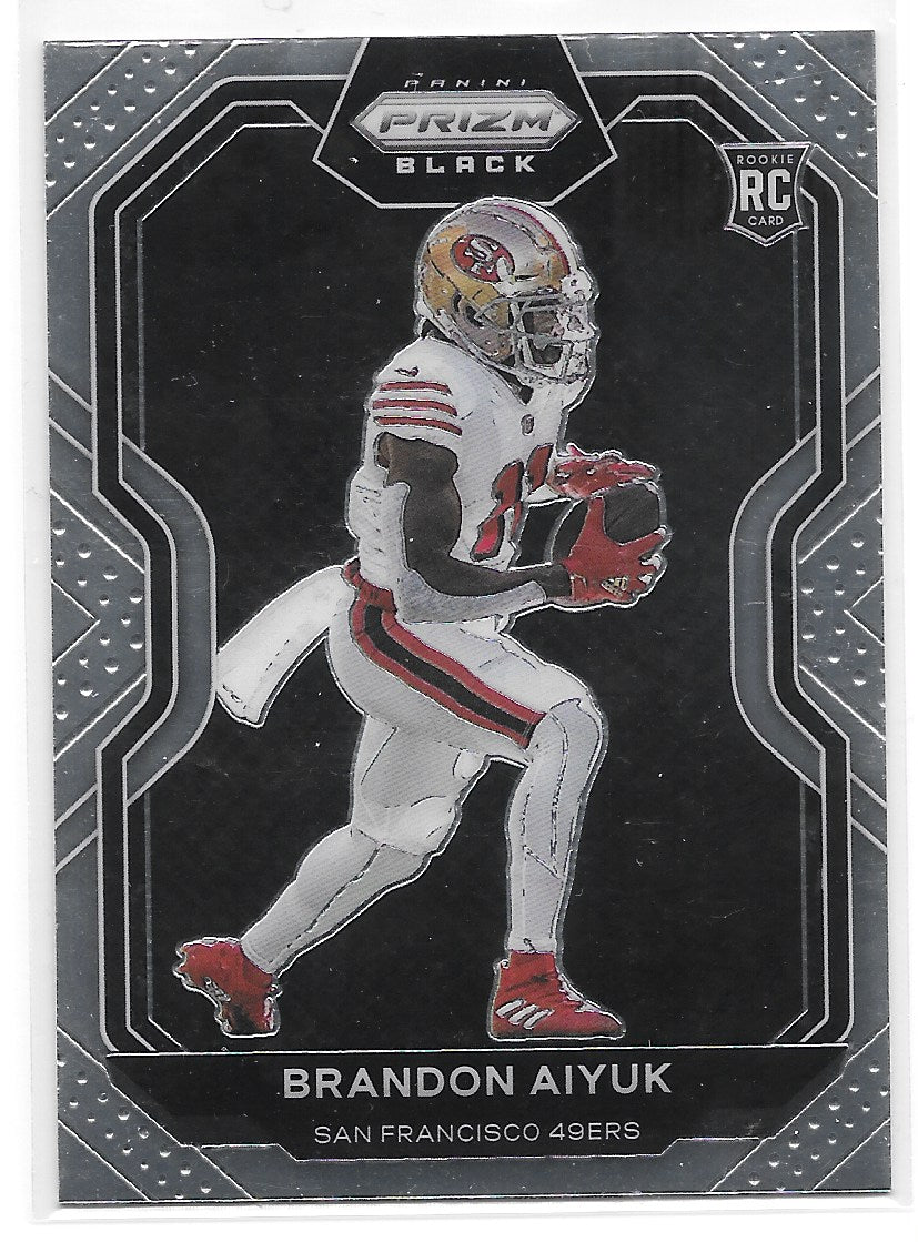 Brandon Aiyuk (San Francisco 49ers) Prizm Black RC Panini Chronicles F –  The Kitroom