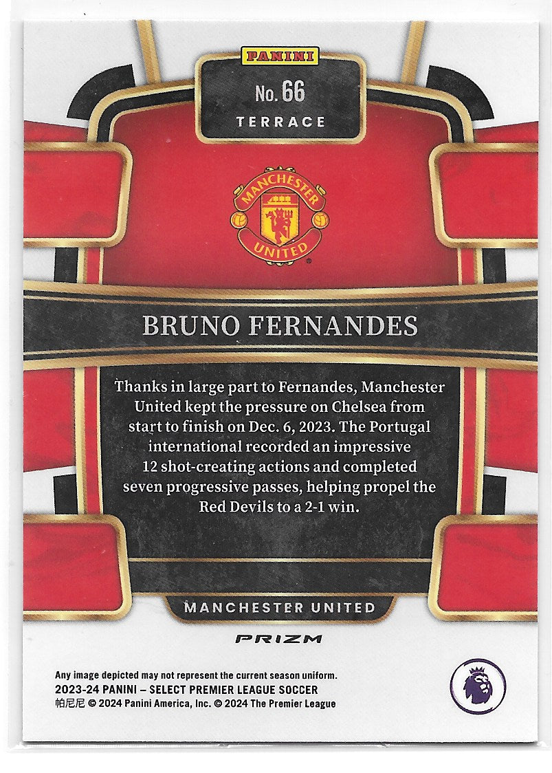Bruno Fernandes (Manchester United) Terrace MultiColor Panini Select Premier League 23-24