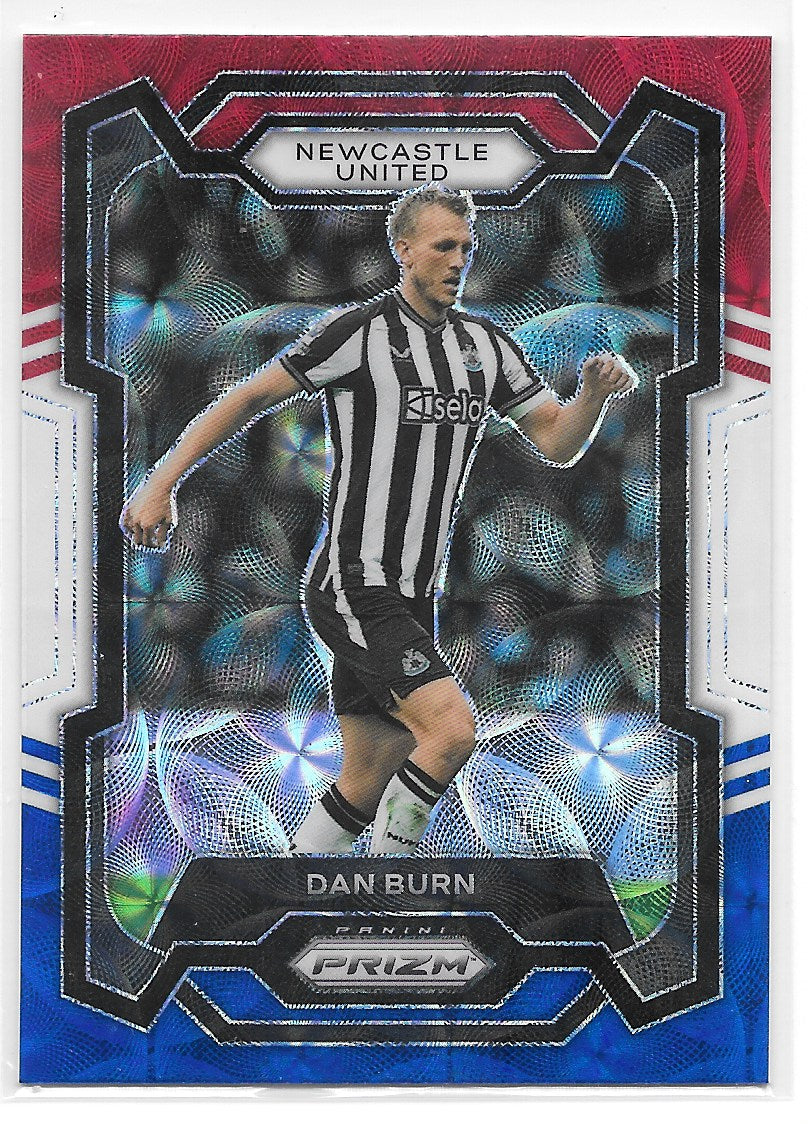 Dan Burn (Newcastle United) Red White & Blue Choice Panini Prizm Premier League 23-24
