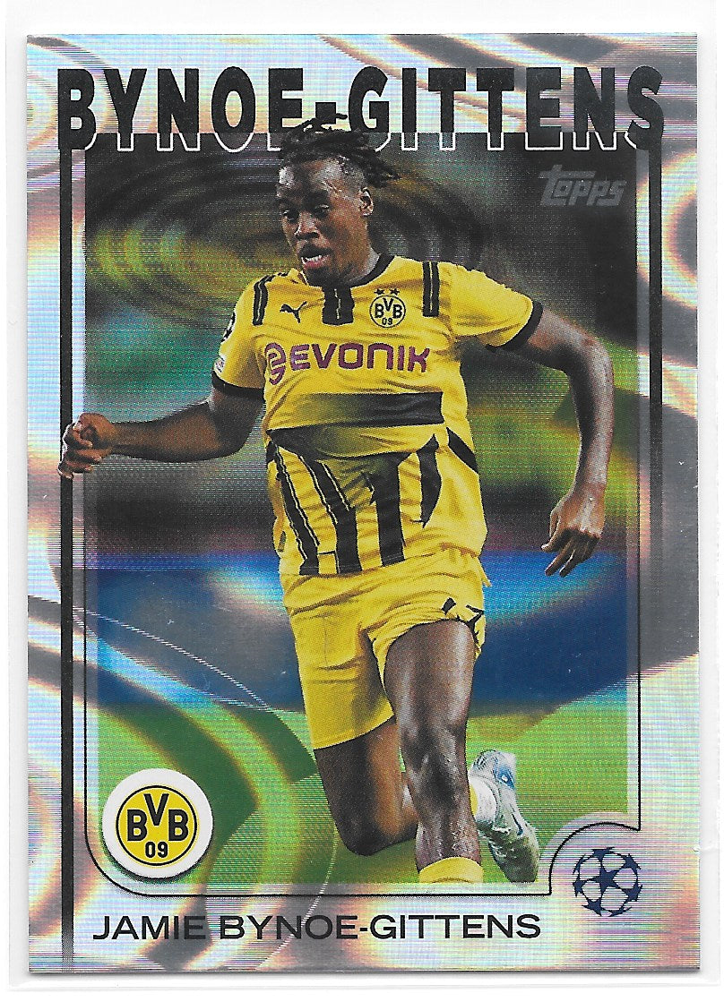Jamie Bynoe-Gittens (Borussia Dortmund) Rain Drops Topps UCC Flagship 24-25