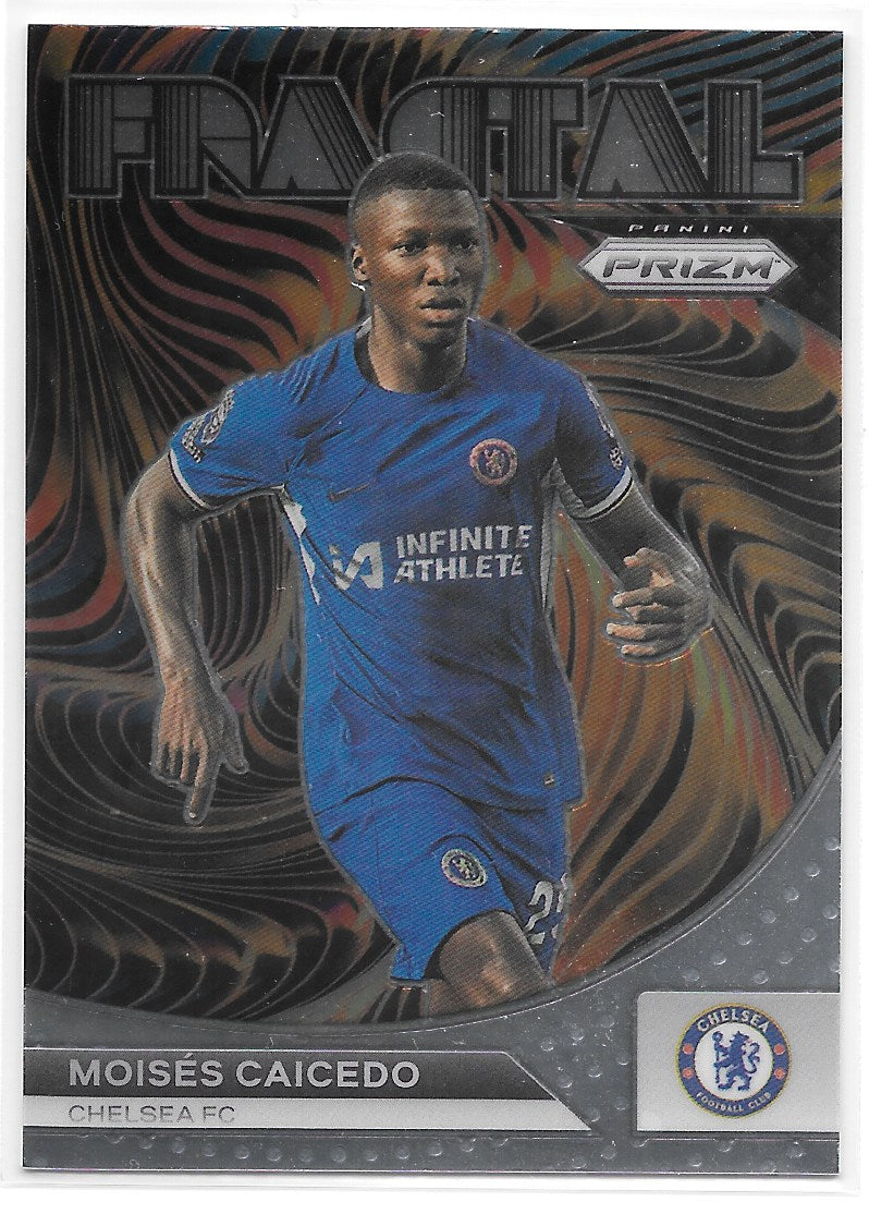 Moises Caicedo (Chelsea FC) Fractal Panini Prizm Premier League 23-24