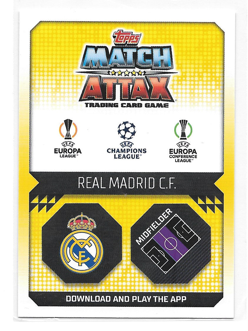 Eduardo Camavinga (Real Madrid CF) Wonderkid Limited Edition Match Attax 22-23