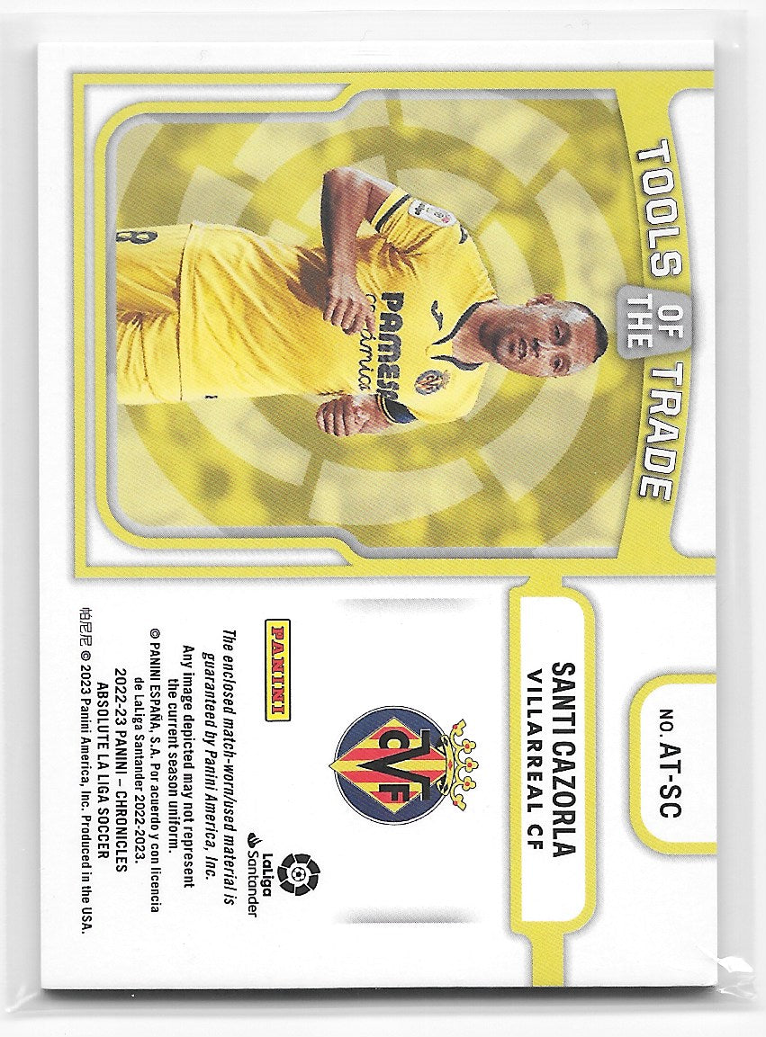 Santi Cazorla (Villarreal) Silver Absolute Tools of the Trade /99 Panini Chronicles La Liga 22-23