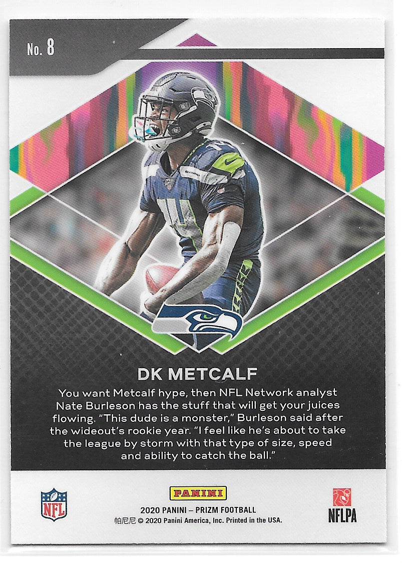 DK Metcalf (Seattle Seahawks) Hype Panini Prizm Football 2020