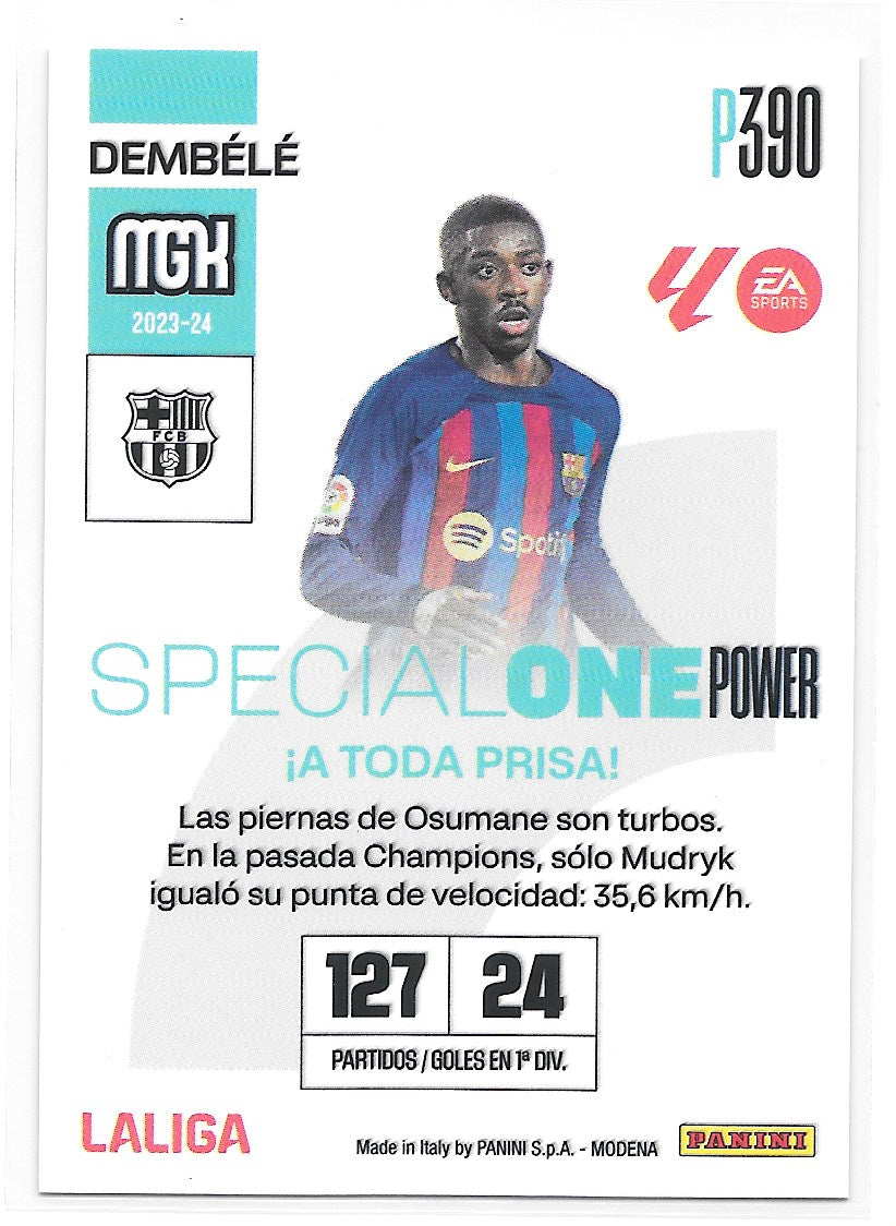 Ousmane Dembele (FC Barcelona) Special One Power Panini MegaCracks La Liga 23-24