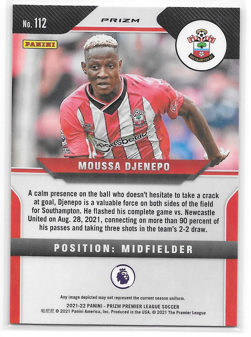 Moussa Djenepo (Southampton) MultiColor Panini Prizm Premier League 21-22