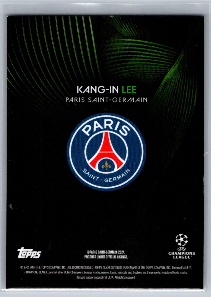 Kang-In Lee (PSG) Green /99 Topps Knockout UEFA Champions League 2023-24