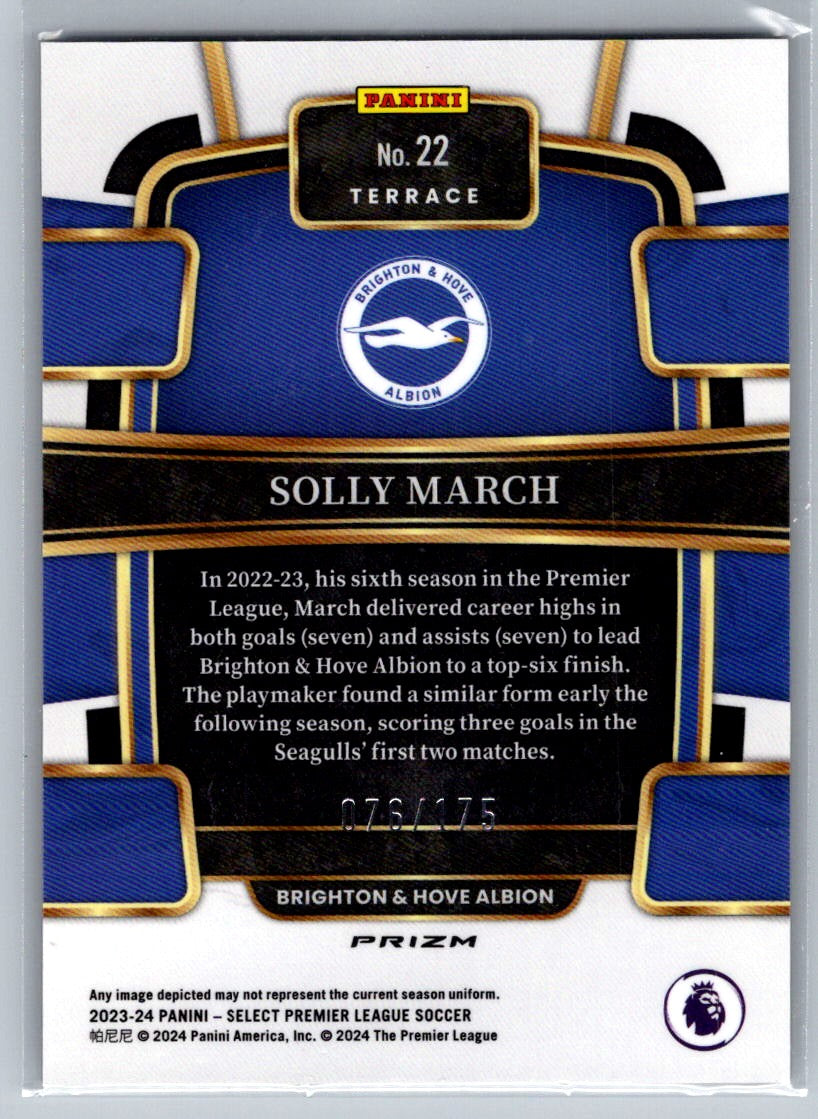 Solly March (Brighton & Hove Albion) Terrace Camo /175 Panini Select Premier League 23-24