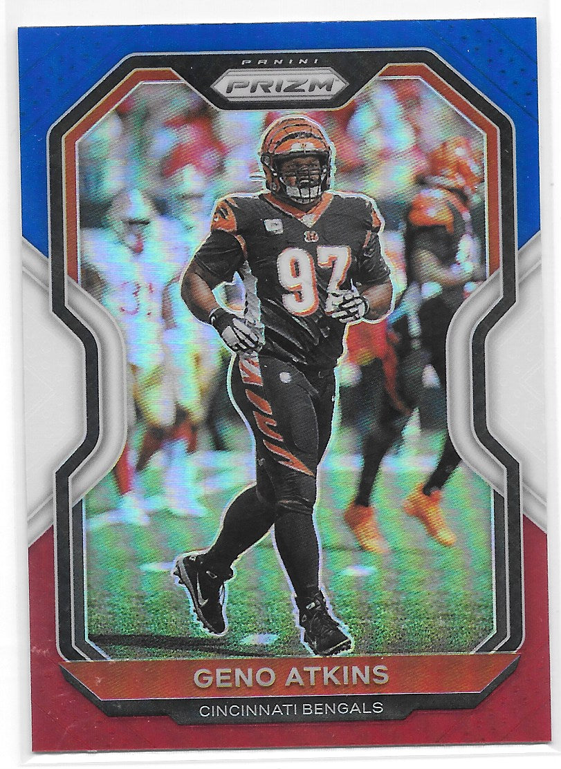 Geno Atkins (Cincinnati Bengals) Red White & Blue Prizm Panini Prizm Football 2020