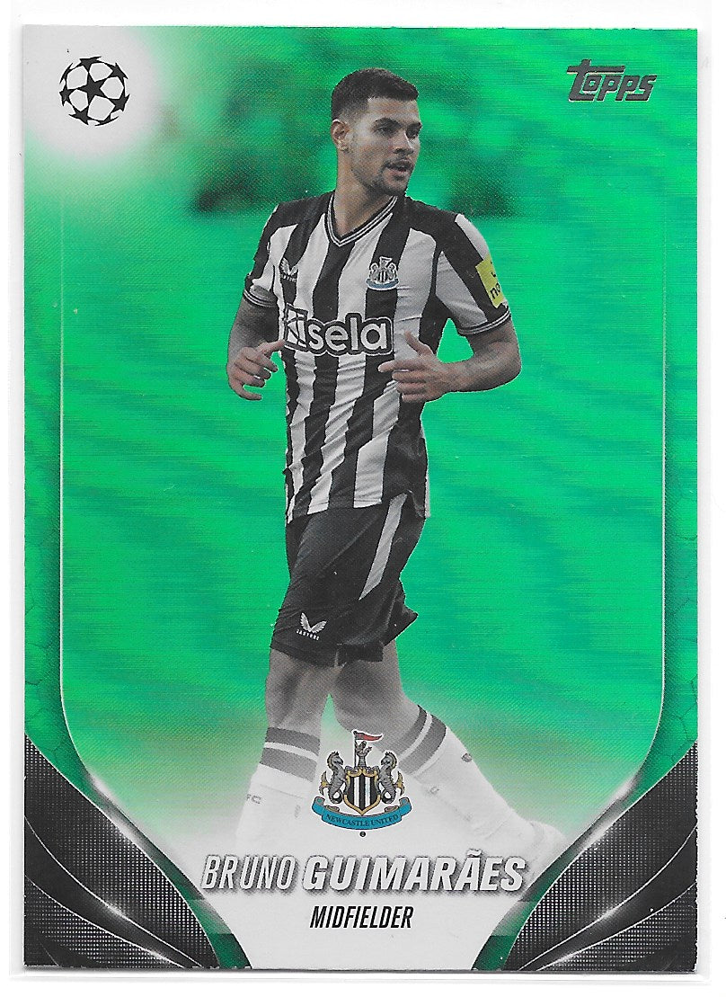 Bruno Guimaraes (Newcastle United) Green Foil /99 Topps UCC Flagship 23-24