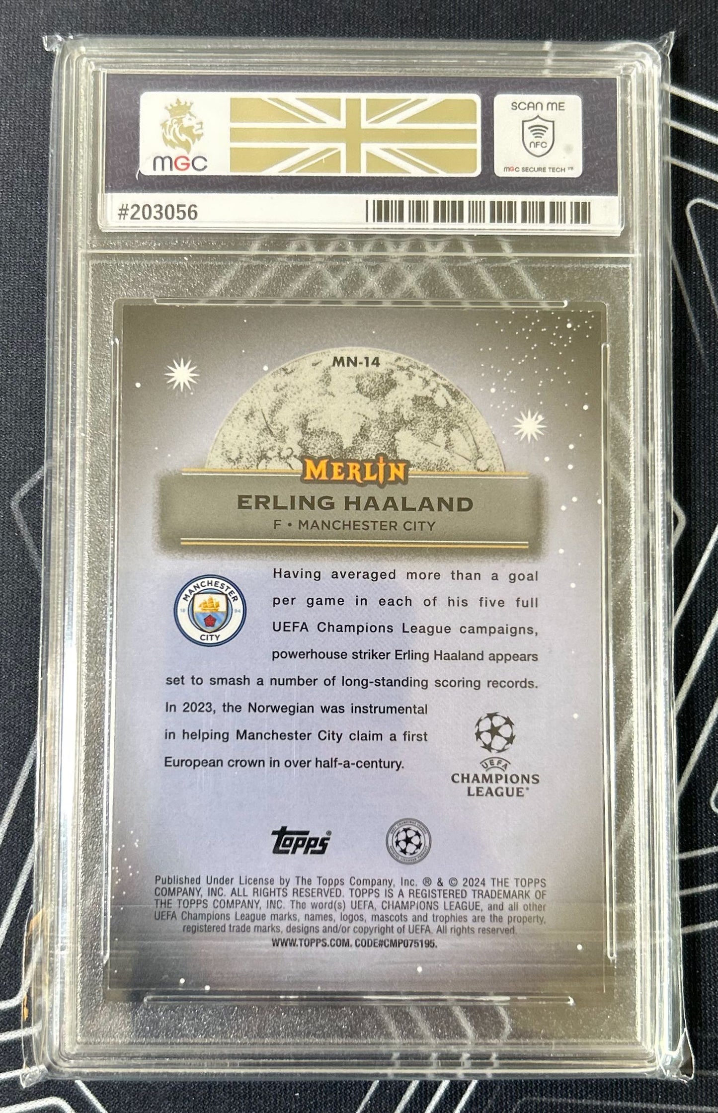 Erling Haaland (Manchester City) Mystic Nights Topps Merlin UCC 23-24 MGC 9