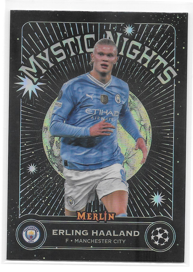 Erling Haaland (Manchester City) Mystic Nights Topps Merlin UCC 23-24