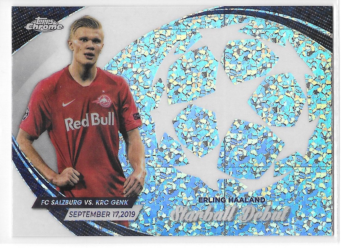 Erling Haaland (Salzburg) Starball Debut Topps Chrome UCC 23-24