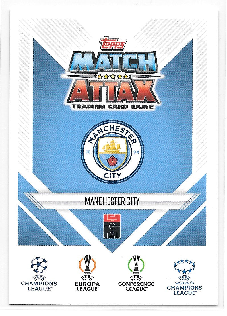 Erling Haaland (Manchester City) White Gold Limited Edition Topps Match Attax Extra 24-25