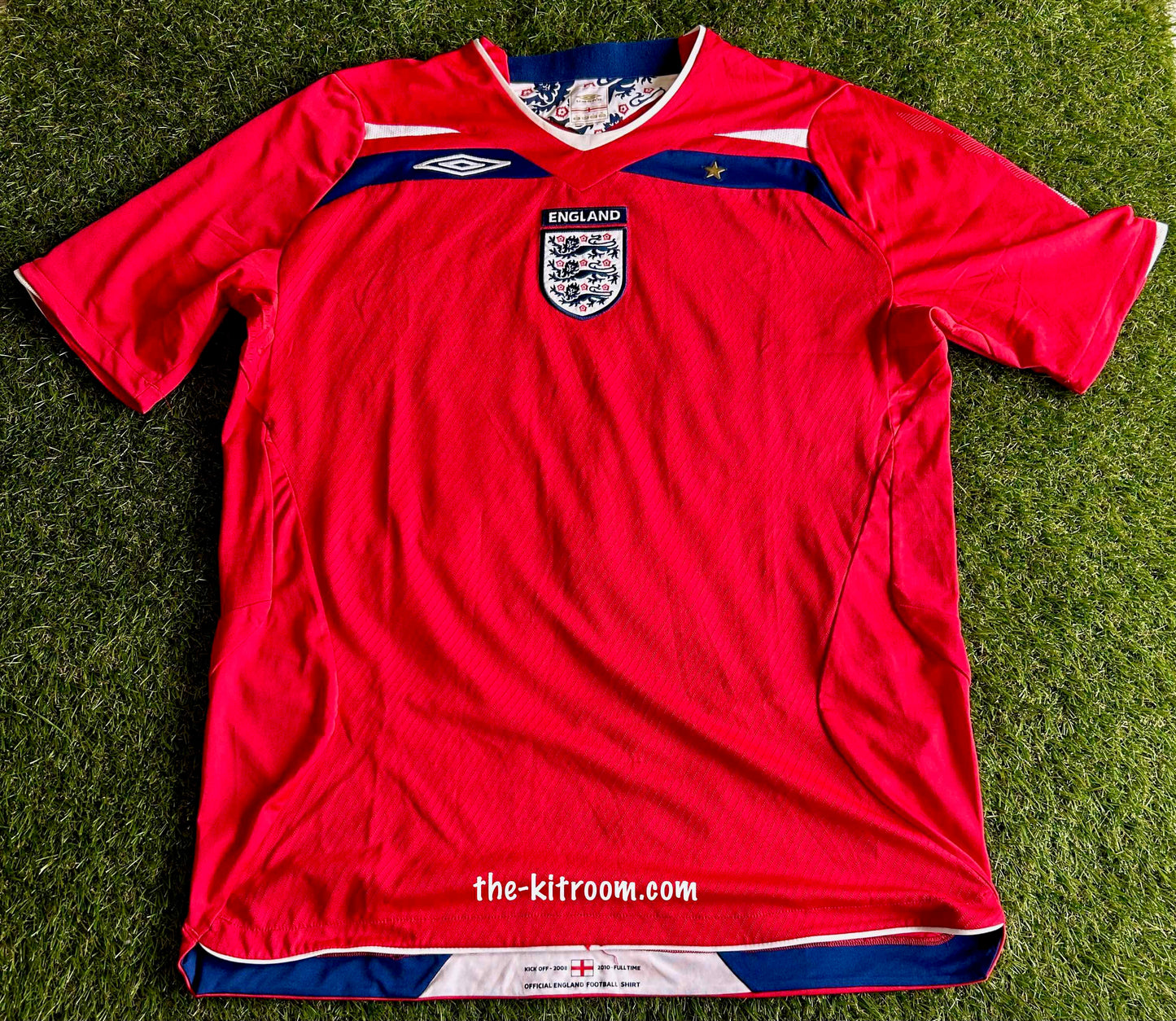 2008-10 England Away Football Shirt