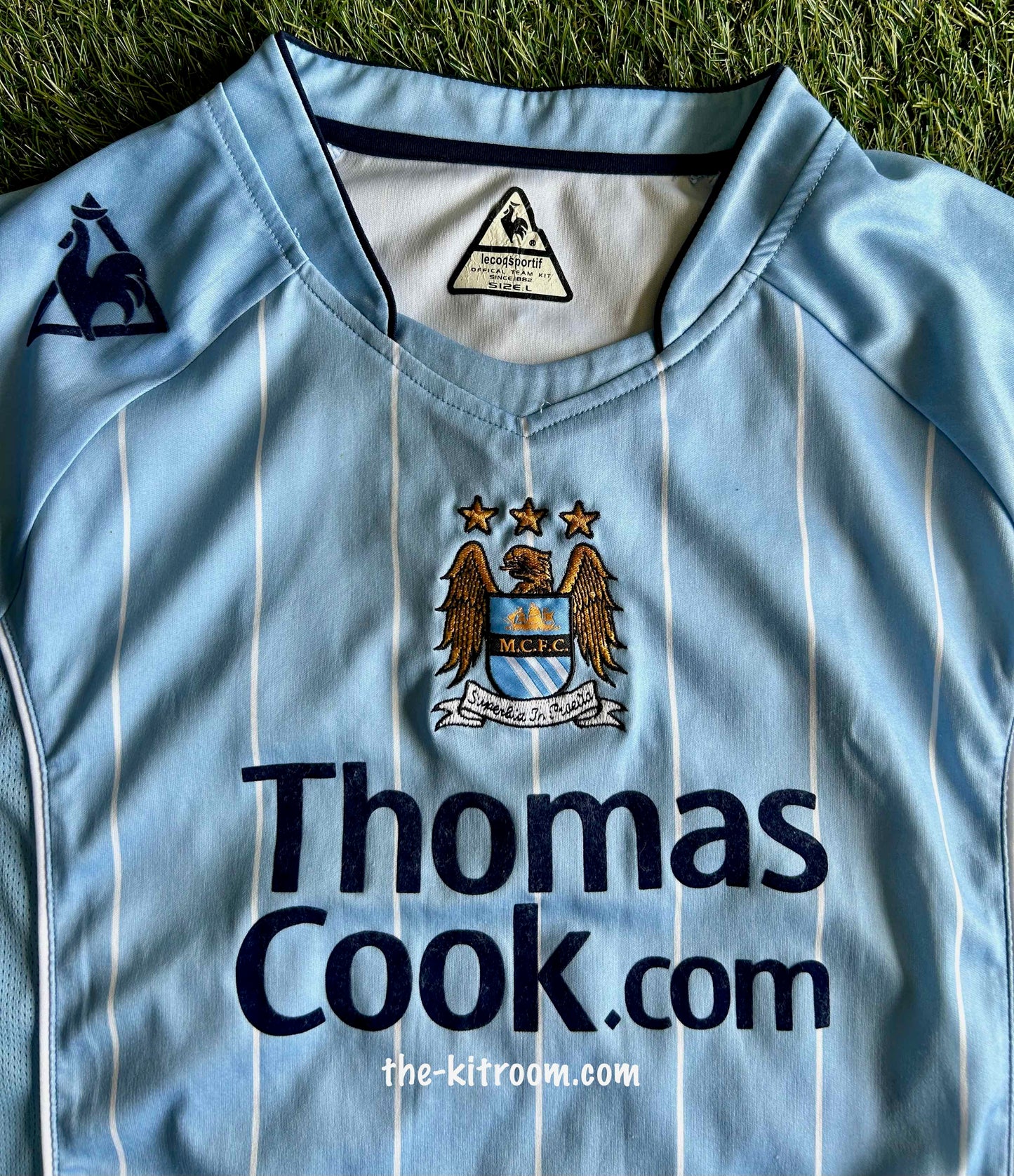2007-08 Manchester City Home Football Shirt