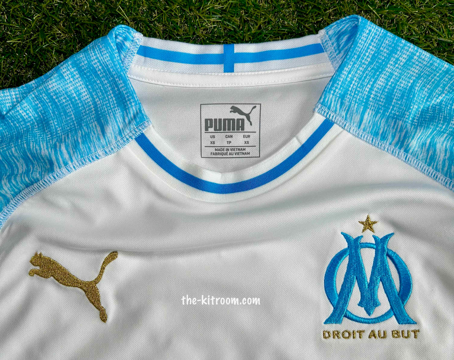 2018-19 Olympique de Marseille Home Football Shirt XS