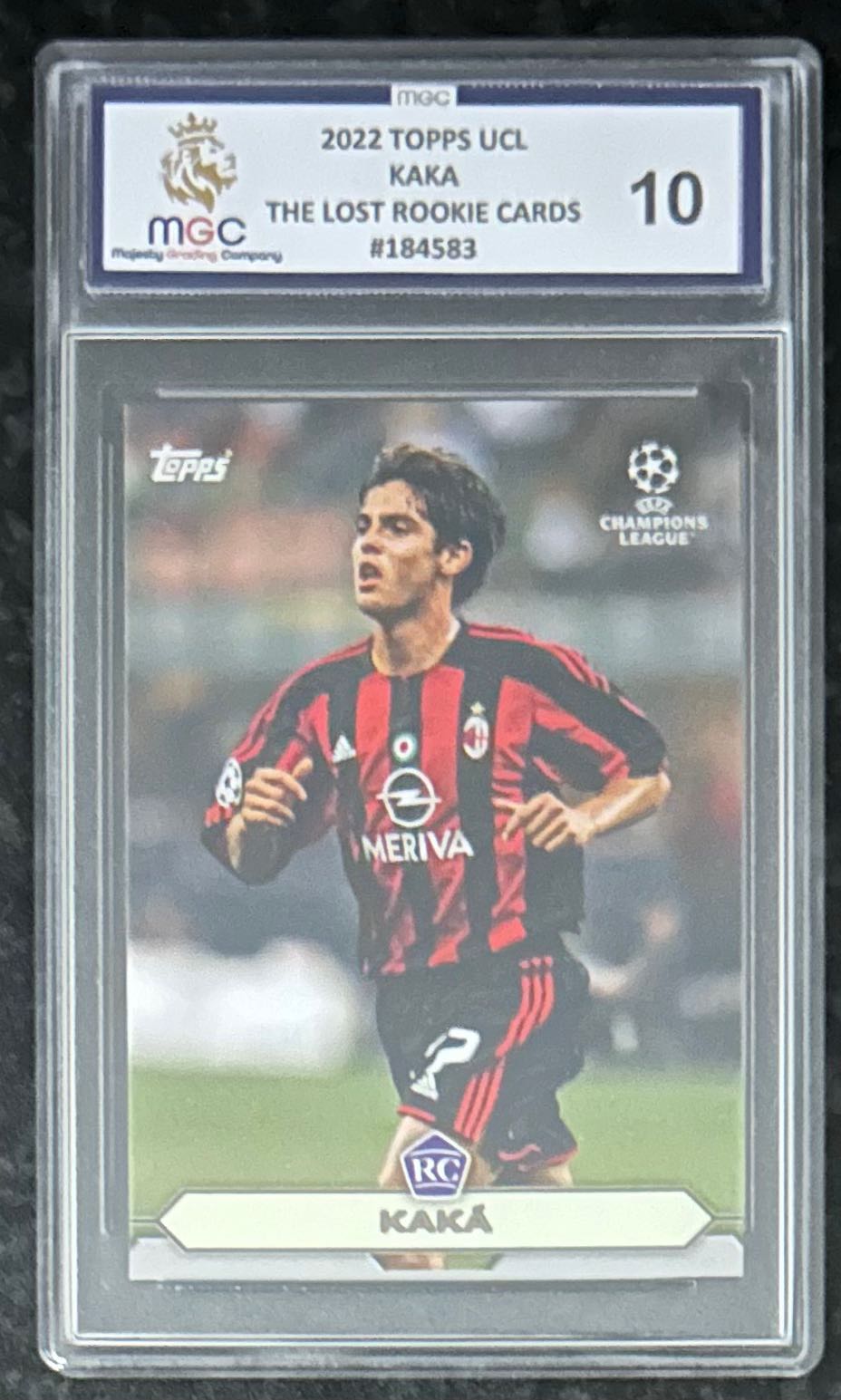 Kaka (AC Milan) Topps UCL The Lost Rookie 2022 MGC 10