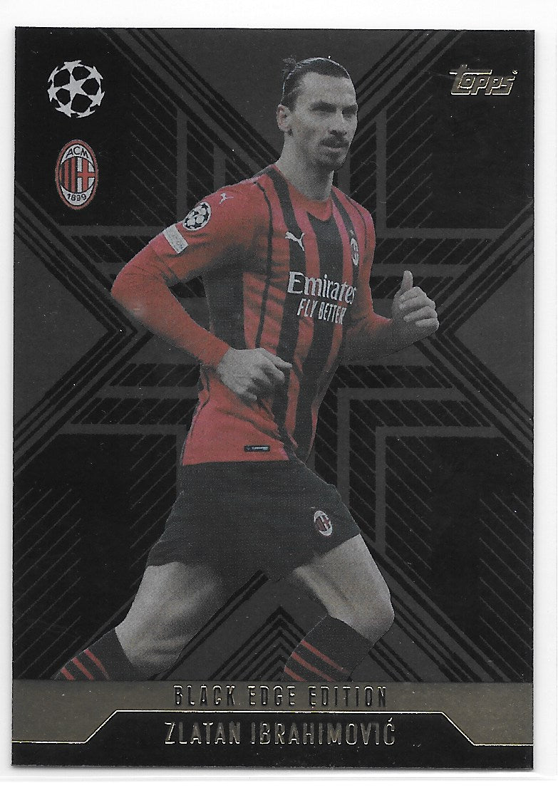 Zlatan Ibrahimovic (AC Milan) Black Edge Edition Topps Match Attax Extra 24-25