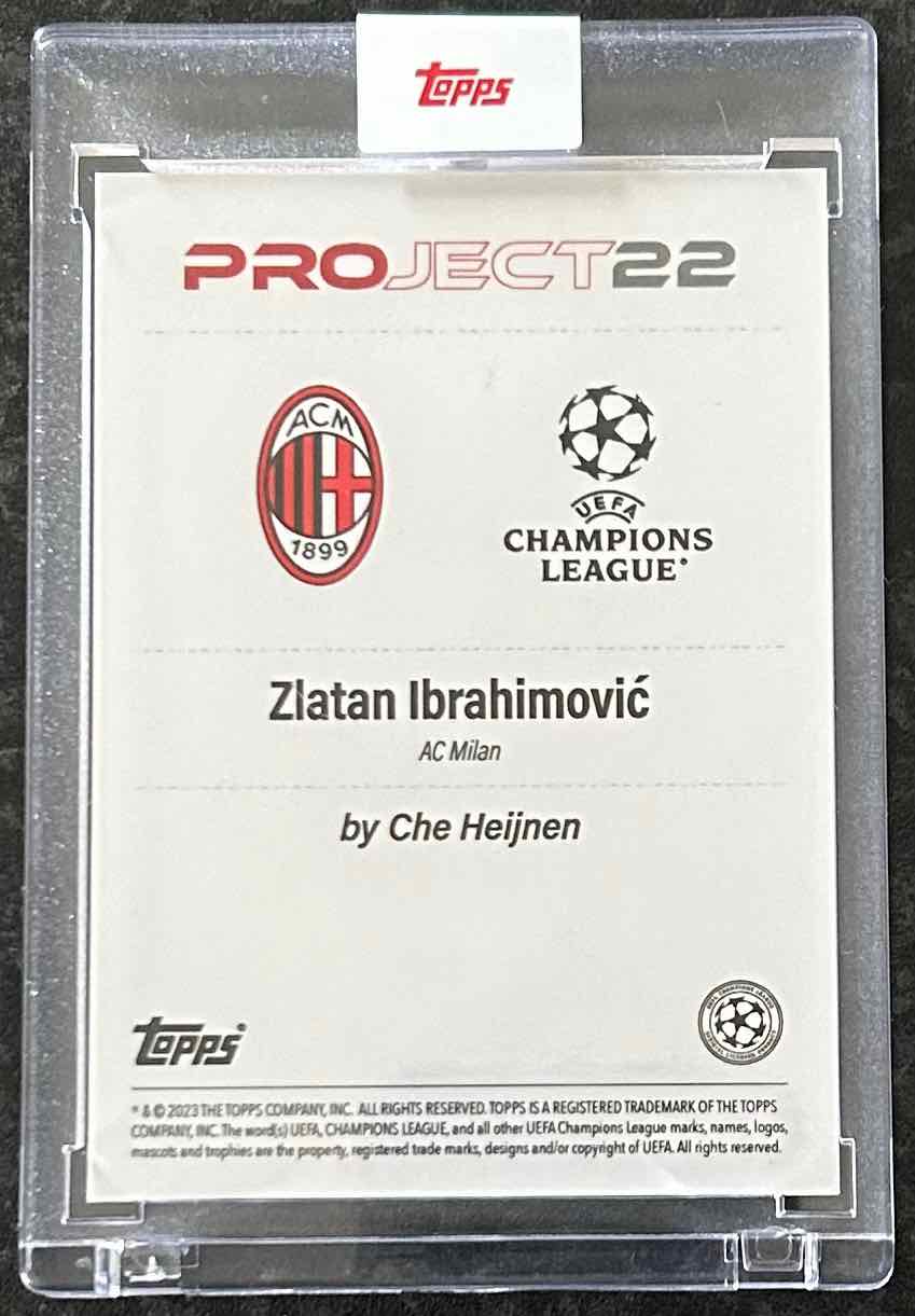 Zlatan Ibrahimovic (AC Milan) x Che Heijnen Topps Project 2022