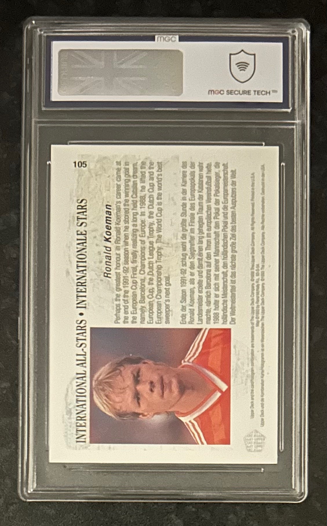 Ronald Koeman (Netherlands) International Stars Upper Deck FIFA World Cup USA 1994 MGC 8