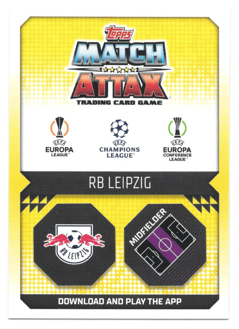 Konrad Laimer (RB Leipzig) MOTM Heritage Match Attax 2023