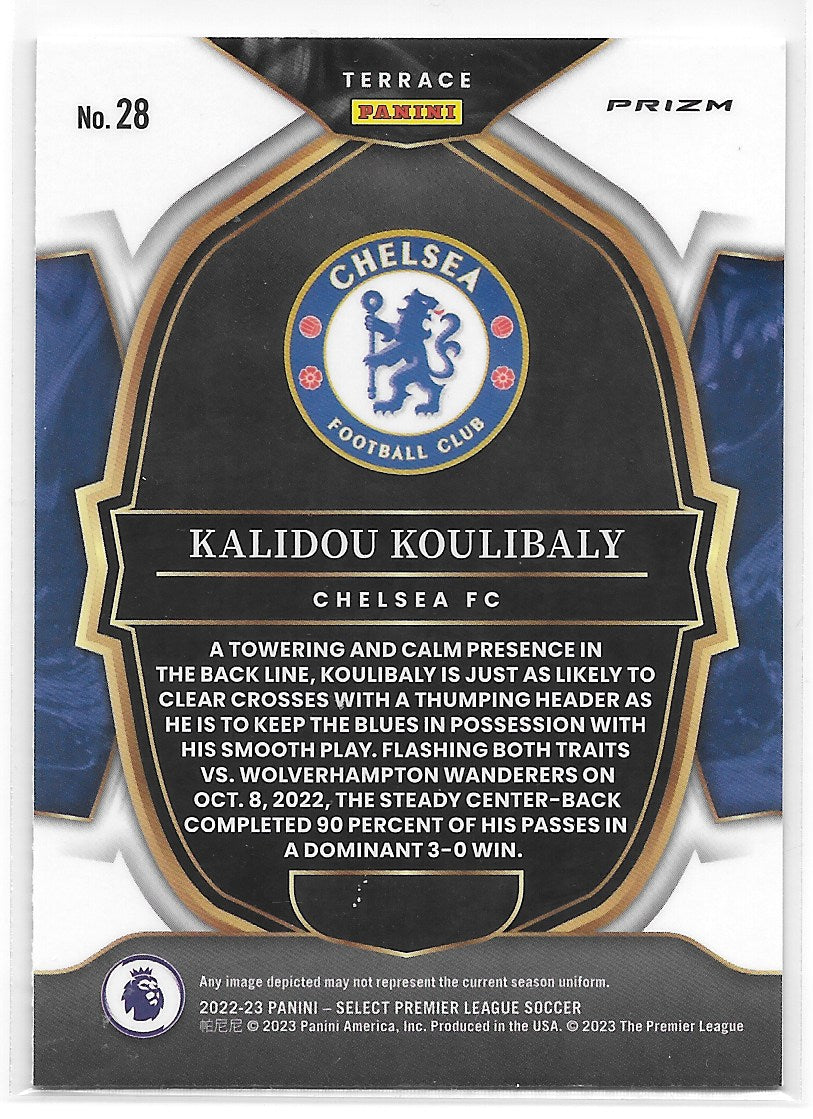 Kalidou Koulibaly (Chelsea FC) Terrace MultiColor Panini Select Premier League 22-23