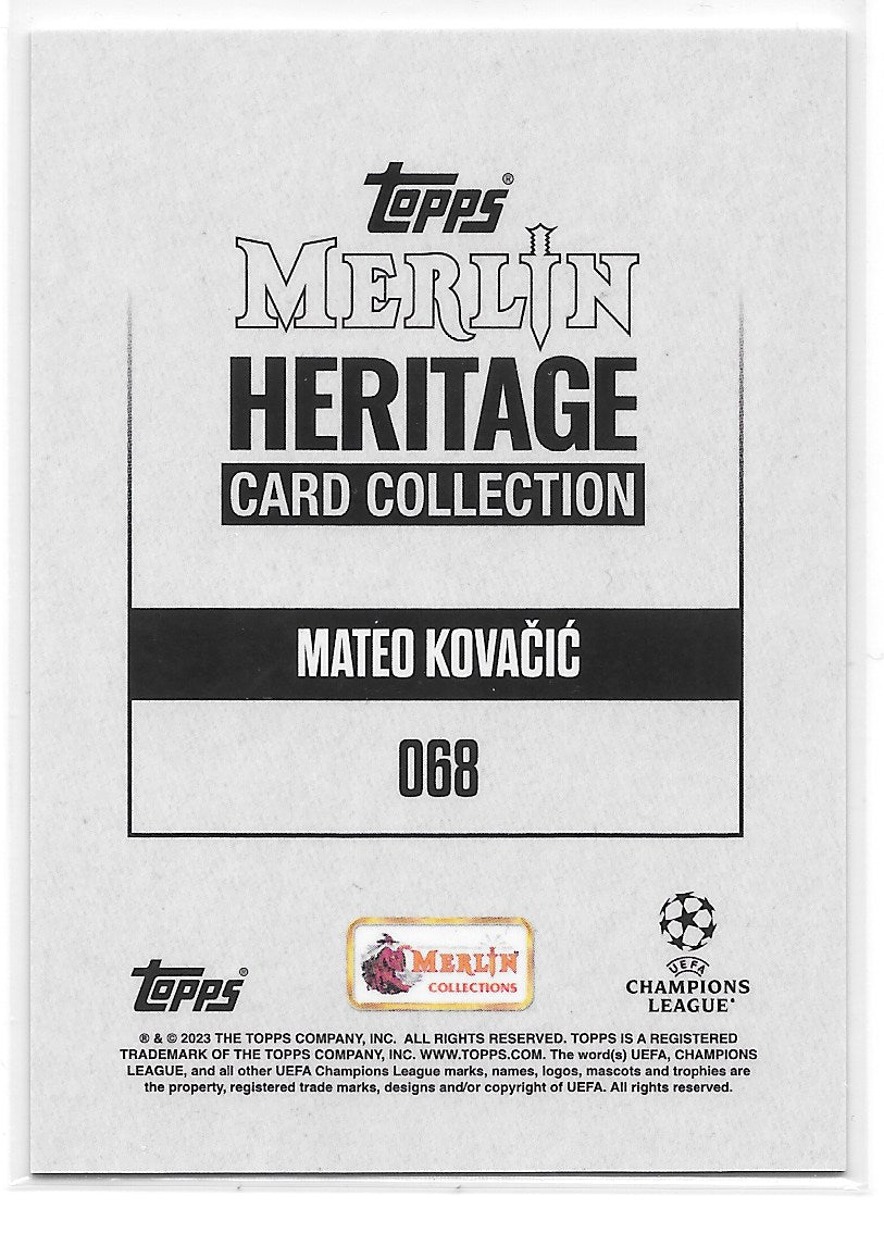 Mateo Kovacic (Manchester City) Purple /99 Topps Merlin Heritage UCC 23-24