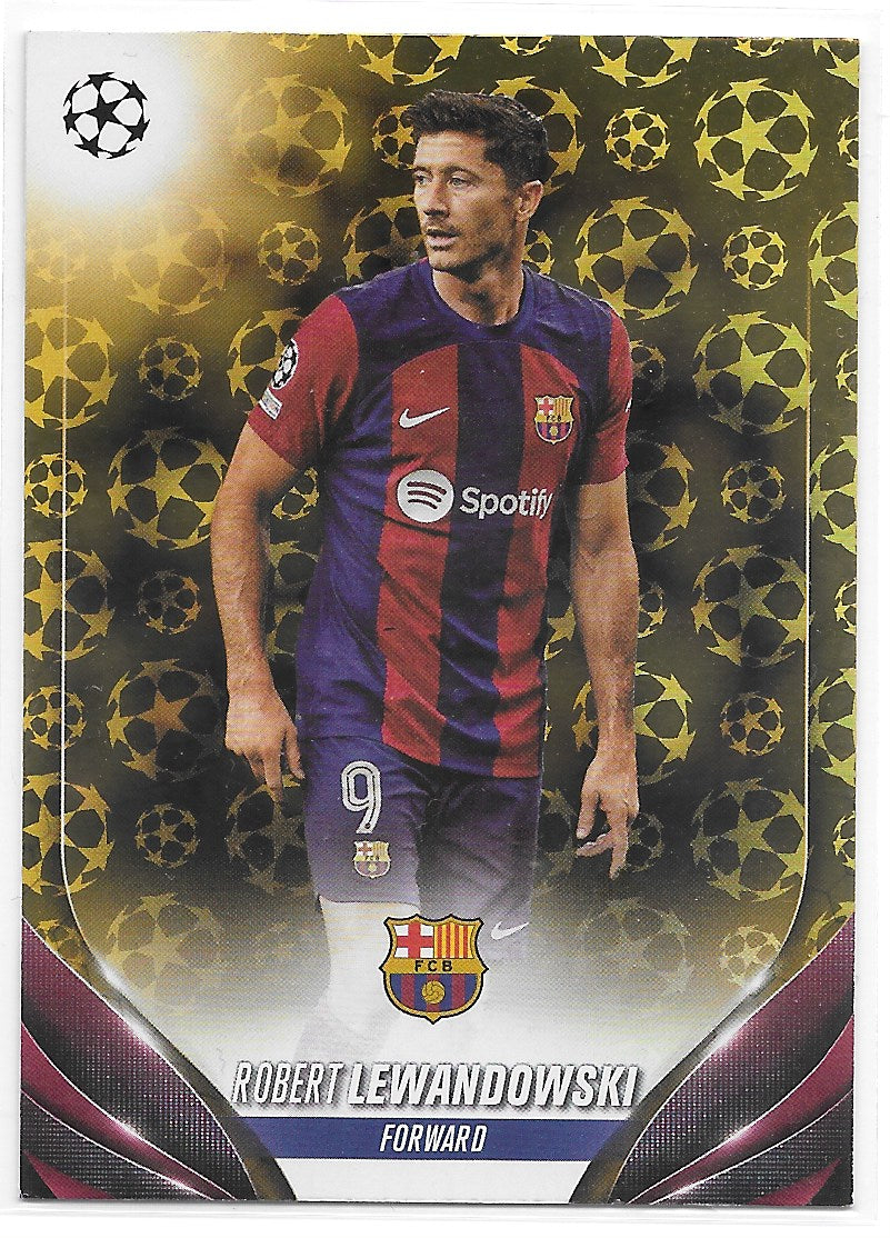 Robert Lewandowski (FC Barcelona) Starball Foil Topps UCC Flagship 23-24