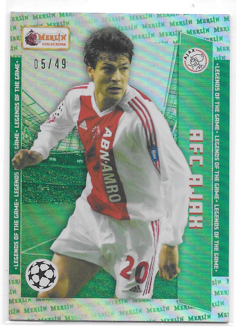Jari Litmanen (AFC Ajax) Legends /49 Topps Merlin Heritage UCC 23-24