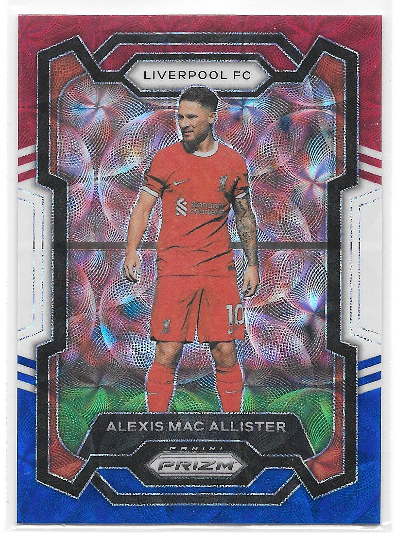 Alexis Mac Allister (Liverpool FC) Red White & Blue Choice Panini Prizm Premier League 23-24