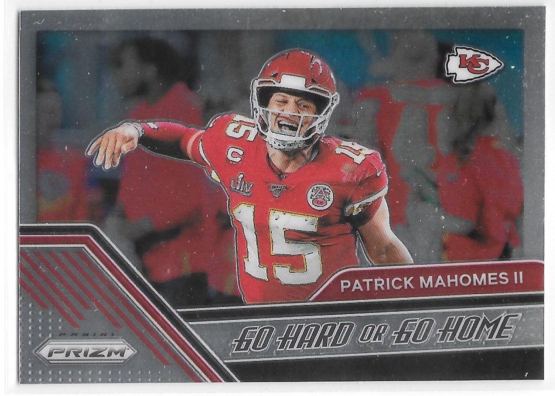 Patrick Mahomes II (Kansas City Chiefs) Go Hard or Go Home Panini Prizm Football 2020