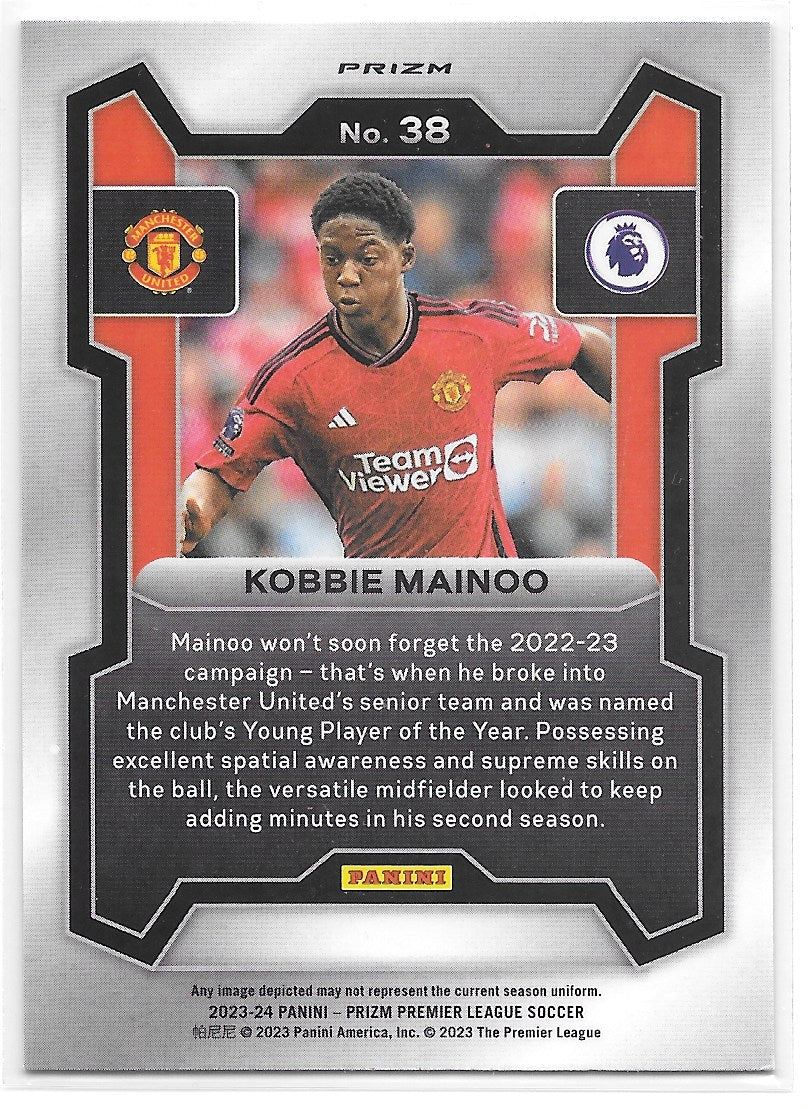 Kobbie Mainoo (Manchester United) Breakaway RC Panini Prizm Premier League 23-24