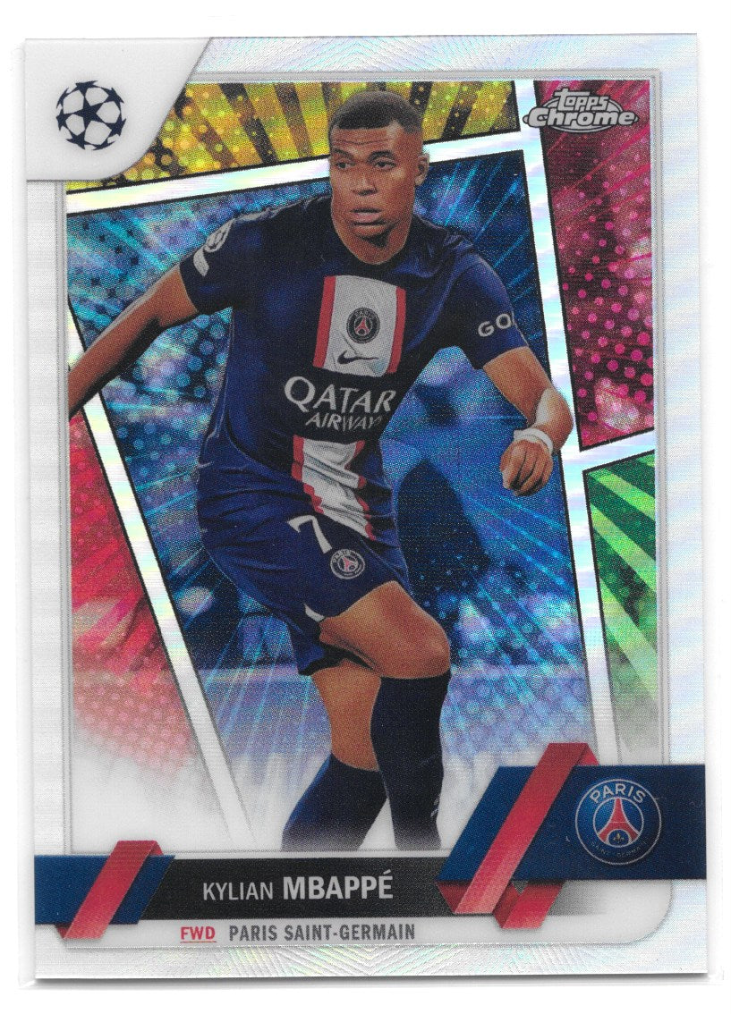 Kylian Mbappé (PSG) Hero Variation Topps UEFA Club Competitions Chrome 22-23