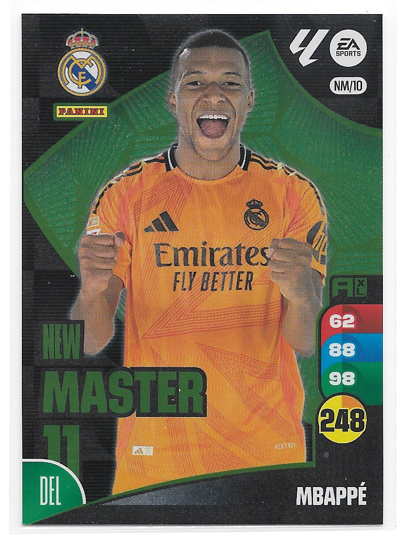 Kylian Mbappe (Real Madrid) New Master Panini La Liga Adrenalyn XL 24-25