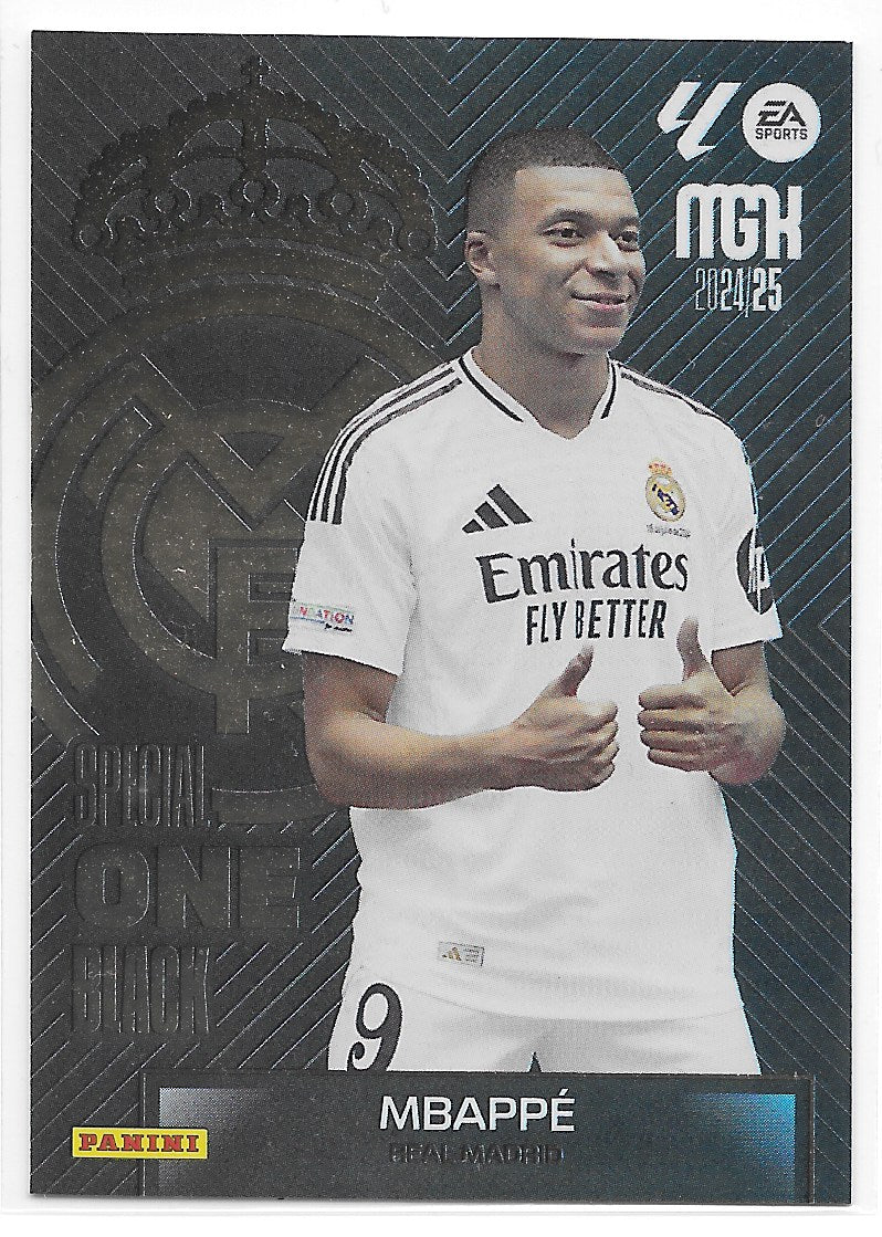 Kylian Mbappe (Real Madrid) Special One Black Panini MegaCracks La Liga 24-25