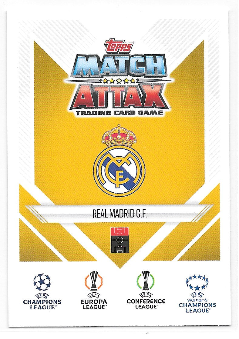 Kylian Mbappe (Real Madrid CF) White Gold Limited Edition Topps Match Attax Extra 24-25