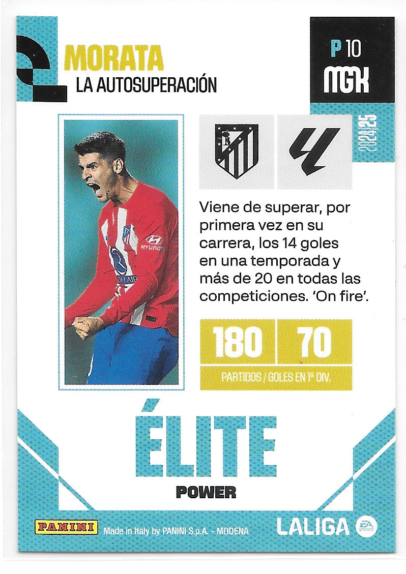 Alvaro Morata (Atletico de Madrid) Elite Power Panini MegaCracks La Liga 24-25