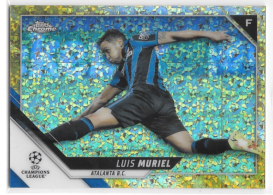 Luis Muriel (Atalanta) Gold Mini-Diamond /50 Topps Chrome UCL 21-22