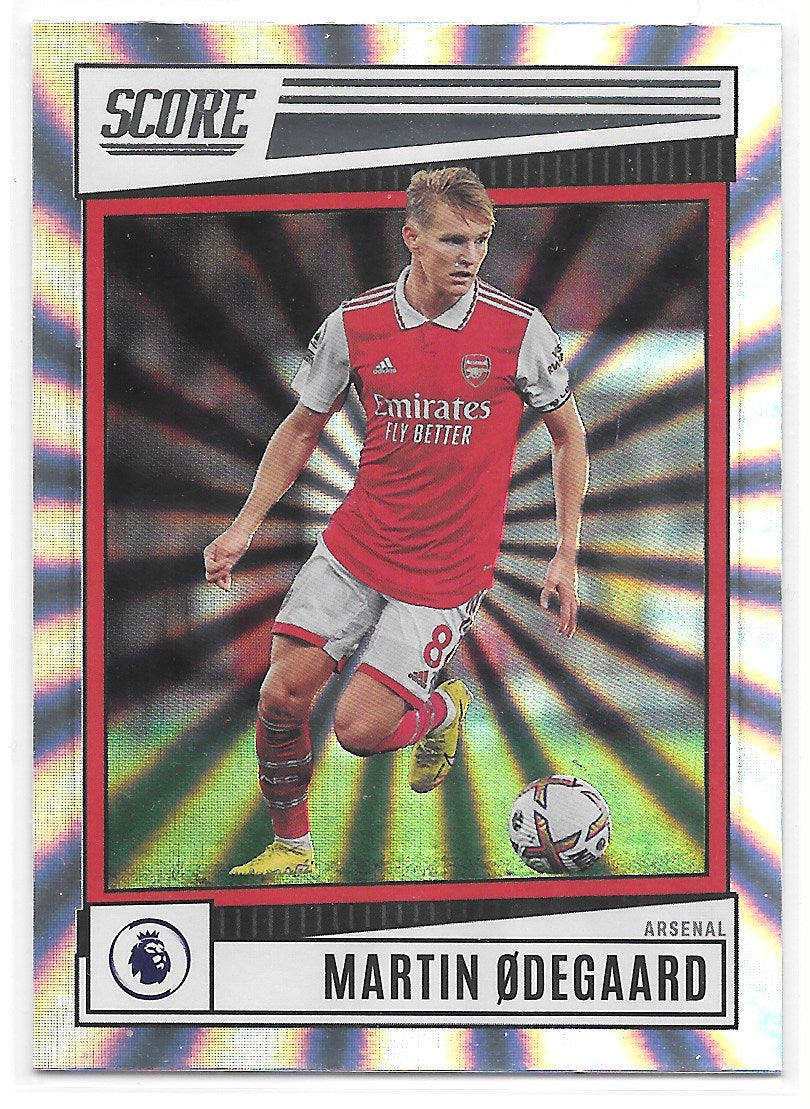 Martin Odegaard (Arsenal) Silver Laser Panini Score Premier League 22-23
